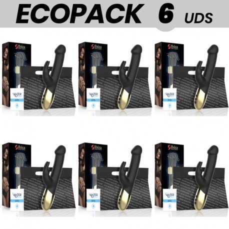 ECOPACK 6 UDS IBIZA VIBRADOR ROTADOR RABBIT