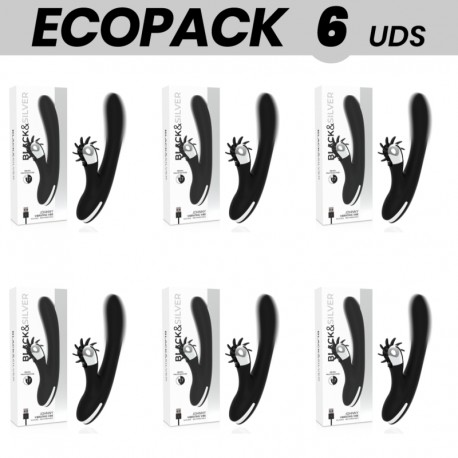 ECOPACK 6 UDS BLACKSILVER BUNNY JOHNNY VIBRATING VIBE