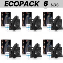 ECOPACK 6 UDS - IBIZA POTENTE DEDAL VIBRADOR MS SUCCIONADOR
