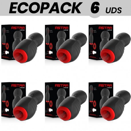 ECOPACK 6 UDS JAMYJOB ASTRA MASTURBADOR CON VIBRACIaN Y ONDAS ESTIMULADORAS