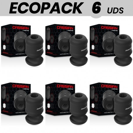ECOPACK 6 UDS JAMYJOB CASSIAN MASTURBADOR VIBRADOR