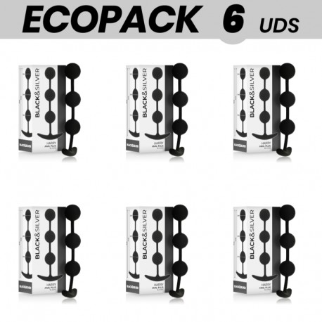 ECOPACK 6 UDS BLACKSILVER HARRY CADENA BOLAS ANALES 14 CM