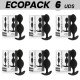 ECOPACK 6 UDS BLACKSILVER ORSON CADENA BOLAS ANALES 9 CM