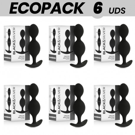 ECOPACK 6 UDS BLACKSILVER ORSON CADENA BOLAS ANALES 9 CM