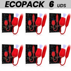 ECOPACK 6 UDS - MIA AMALFI DOBLE PLEASURE SUCCIONADOR + UP AND DOWN
