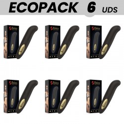 ECOPACK 6 UDS - IBIZA ESTIMULADOR DE CLITORIS RECARGABLE 10 MODOS DE VIBRACIÃN 13 X 2,9
