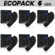 ECOPACK 6 UDS RITHUAL SHUSHU PRO POCKET ESTIMULADOR CLITORIS 2 POTENTES MOTORES AZABACHE