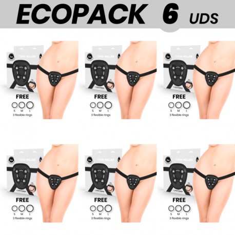 ECOPACK 6 UDS COCK MILLER ARNES AJUSTABLE CON ANILLOS