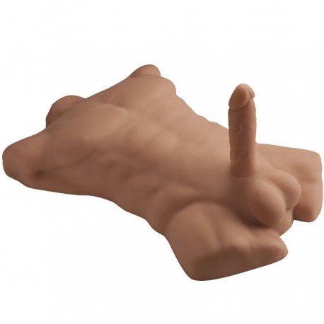 SILEXD APOLLO L TORSO REALaSTICO MASCULINO CARAMELO