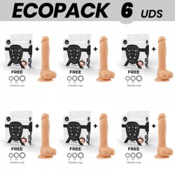 ECOPACK 6 UDS COCK MILLER ARNES SILICONA DENSITY ARTICULABLE COCKSIL 195 CM