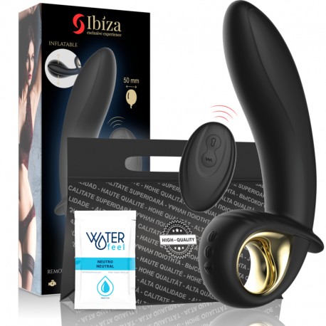 IBIZA POTENTE VIBRADOR HINCHABLE ANAL VAGINAL CONTROL REMOTO