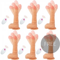 CYBER SILICOCK REALaSTICO CONTROL REMOTO MR RICK 5 1 GRATIS 209 CM O 4 CM