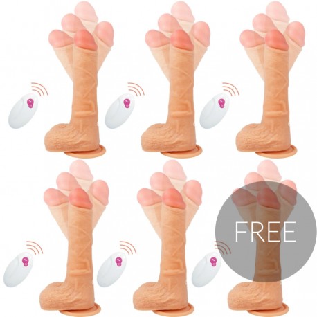 CYBER SILICOCK REALaSTICO CONTROL REMOTO MR RICK 5 1 GRATIS 209 CM O 4 CM