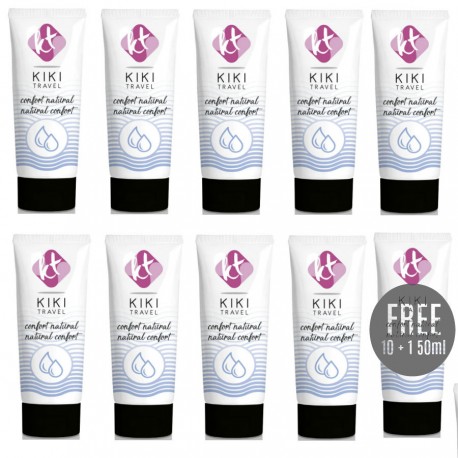 KIKa TRAVEL GEL DESLIZANTE NATURAL CONFORT 50ML 10 1 GRATIS