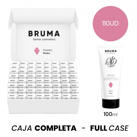 MOQ 110 BRUMA GEL DESLIZANTE CON ALOE VERA SABOR A NUBE 100 ML