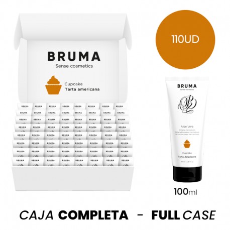 MOQ 110 BRUMA GEL DESLIZANTE CON ALOE VERA SABOR A TARTA AMERICANA 100 ML