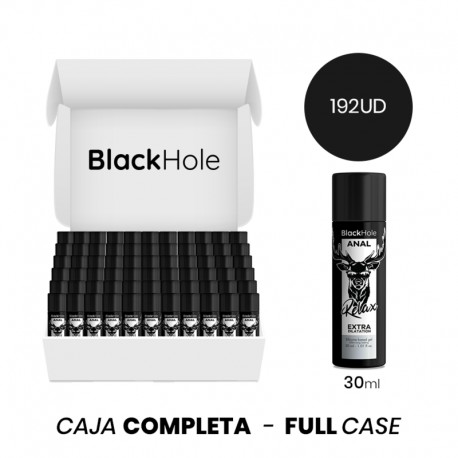 MOQ 192 BLACK HOLE BASE SILICONA CONCENTRADA DILATACION ANAL 30 ML