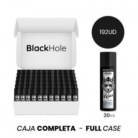 MOQ 192 BLACK HOLE ANAL REPAIR BASE AGUA RELAX CON HYALURON 30 ML