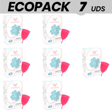 ECOPACK 7 UDS INTIMICHIC COPA MENSTRUAL SILICONA MEDICA S