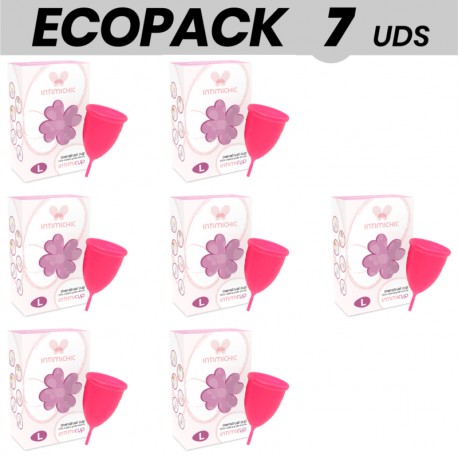 ECOPACK 7 UDS INTIMICHIC COPA MENSTRUAL SILICONA MEDICA L