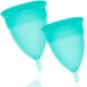STERCUP PACK COPA MENSTRUAL SILICONA FDA TALLA S L AQUAMARINA