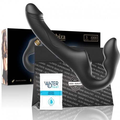 IBIZA VIBRADOR STRAPLESS CONTROL REMOTO 3 MOTORES 1000 COMBINACIONES