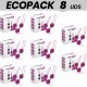 ECOPACK 8 UDS COVERME KEGEL ENTRENADOR PELVICO LILA