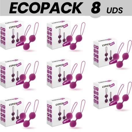 ECOPACK 8 UDS COVERME KEGEL ENTRENADOR PELVICO LILA