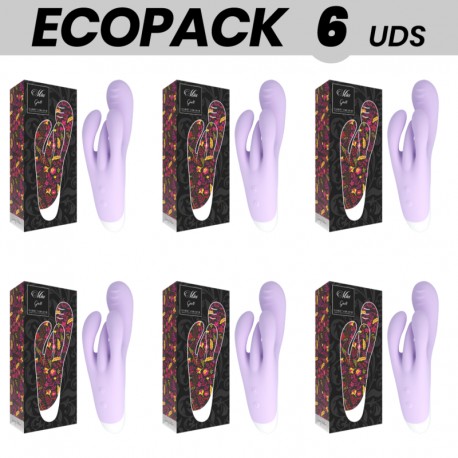 ECOPACK 6 UDS MIA GUELL VIBRADOR ORGASMICO 3 MOTORES