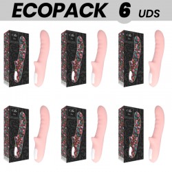 ECOPACK 6 UDS - MIA PISA VIBRADOR ROTADOR ROSA