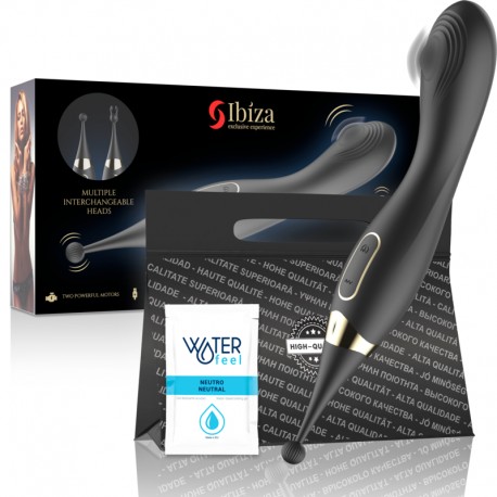 IBIZA ESTIMULADOR DE CLaTORIS INTERCAMBIABLES Y PULSATION VIBRADOR PUNTO G