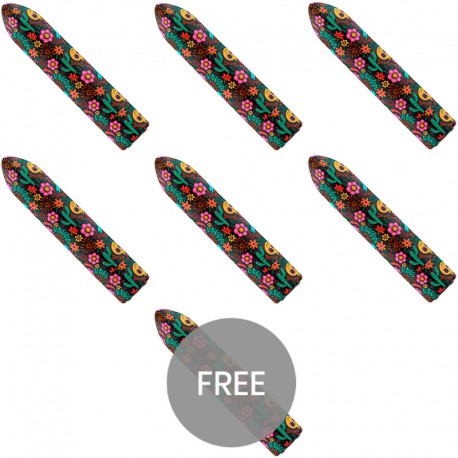 CUSTOM BULLETS BALA RECARGABLE SKULL 10 INTENSIDADES 6 1 GRATIS