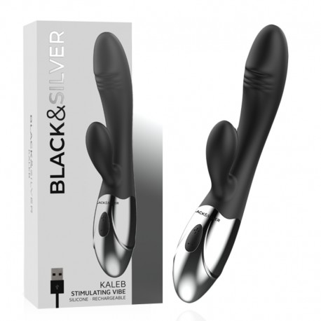 BLACKSILVER KALEB VIBRADOR RABBIT SILICON MILTI FUNCION