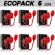 ECOPACK 6 UDS MIA VIENA DOUBLE PLEASURE LICKING HUEVO VIBRADOR