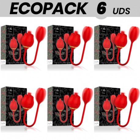 ECOPACK 6 UDS MIA VIENA DOUBLE PLEASURE LICKING HUEVO VIBRADOR