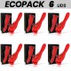 ECOPACK 6 UDS MIA SIENA TRIPLE PLACER BESA LAME VIBRA