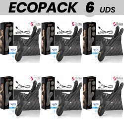 ECOPACK 6 UDS IBIZA VIBRADOR HI TECH RABITT CLITORIAL POTENTE Y DOBLE WAVE TWO DRAGONS