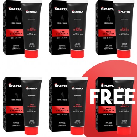 SPARTAN GEL DE ERECCION ORGASMO DURACION DE PAREJA 100 VEGANO 51 GRATIS