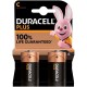 DURACELL PLUS POWER PILA ALCALINA C LR14 BLISTER2