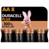 DURACELL PLUS POWER 100 PILA ALCALINA AA LR6 BLISTER8