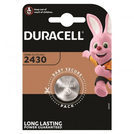 DURACELL PILA BOTON LITIO CR2430 3V BLISTER1