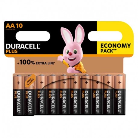 DURACELL PLUS POWER 100 PILA ALCALINA AA LR6 BLISTER10