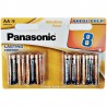 PANASONIC BRONZE PILA ALCALINA AA LR6 BLISTER8