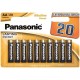 PANASONIC BRONZE PILA ALCALINA AA LR6 BLISTER20