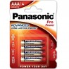 PANASONIC PRO POWER PILA ALCALINA AAA LR03 BLISTER4