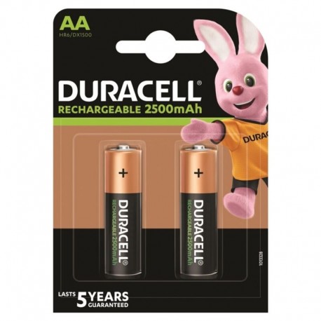DURACELL PILA RECARGABLE HR6 AA 2500mAh BLISTER2