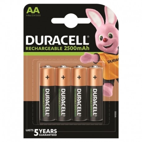 DURACELL PILA RECARGABLE HR6 AA 2500mAh BLISTER4