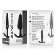 BLACKSILVER HANSEL PLUG ANAL SILICONA CON ASA PEQUEaO