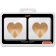 COQUETTE CHIC DESIRE CUBRE PEZONES METAL CORAZONES DORADOS