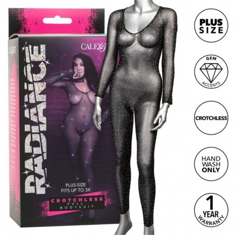 CALEXOTICS RADIANCE BODY ENTERO PEDRERaA SIN ENTREPIERNA TALLA GRANDE